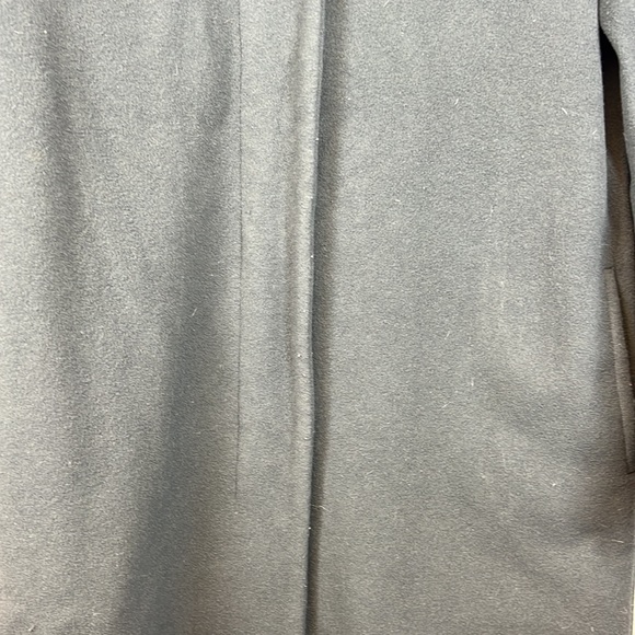 French Connection Women's Black Long Sleeve Long Coat Size 12 - Picture 4 of 5